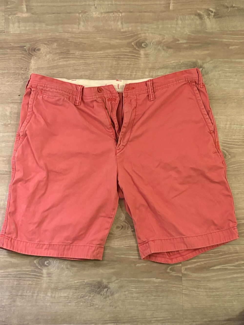 Ralph Lauren Coral Flat Front Chino Shorts